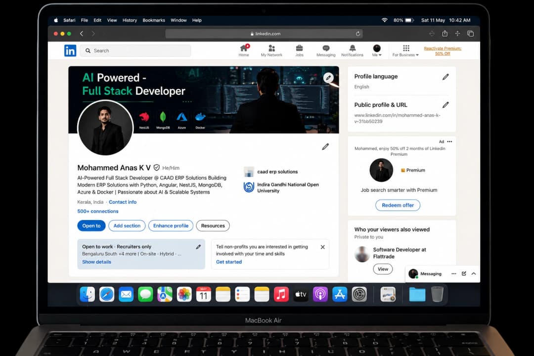 Anas LinkedIn Profile